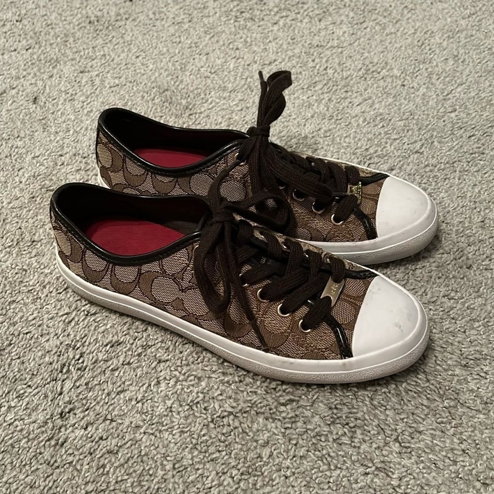 COACH Empire Sneakers Shoes Size 7.5B‎